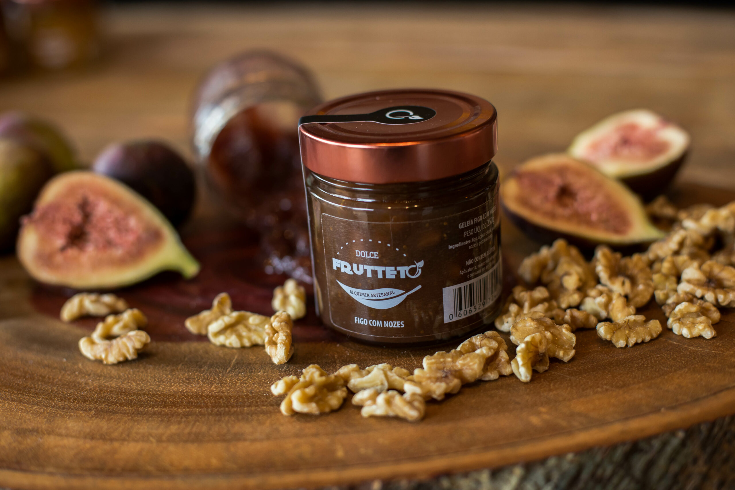 Dolce Frutteto Figo com nozes